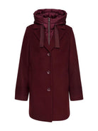 Wolljacke mit
Nylonkapuze