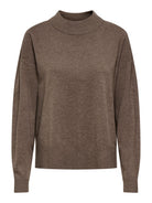 JDYAMORE L/S HN SLIT PULLOVER KNT