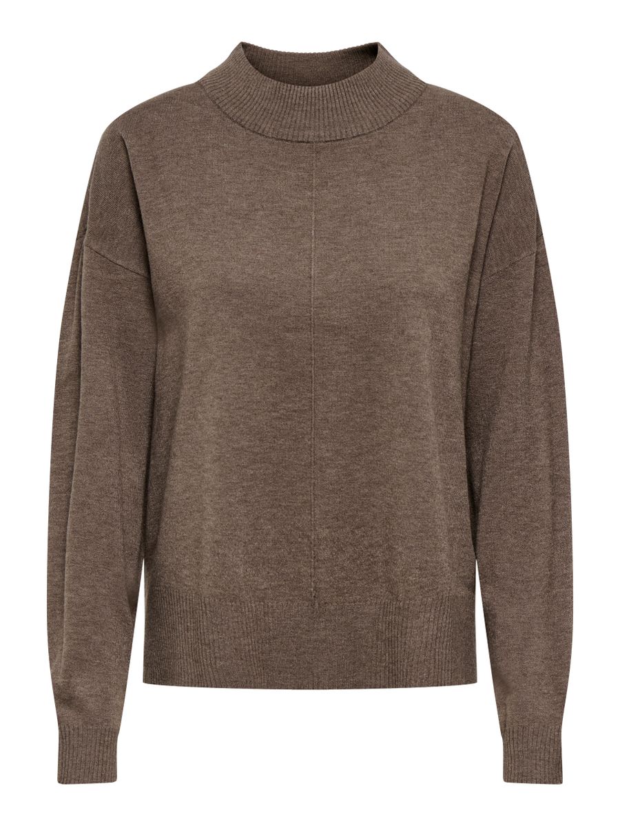 JDYAMORE L/S HN SLIT PULLOVER KNT