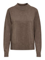 JDYAMORE L/S HN SLIT PULLOVER KNT