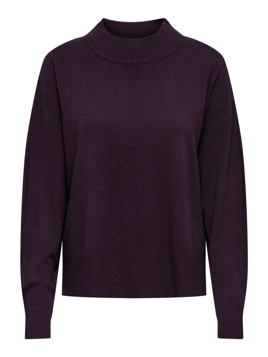 JDYAMORE L/S HN SLIT PULLOVER KNT