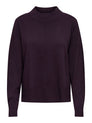 JDYAMORE L/S HN SLIT PULLOVER KNT