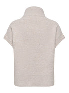 JDYLEA S/L HN 2WAY ZIP VEST KNT NOOS