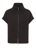 JDYLEA S/L HN 2WAY ZIP VEST KNT NOOS