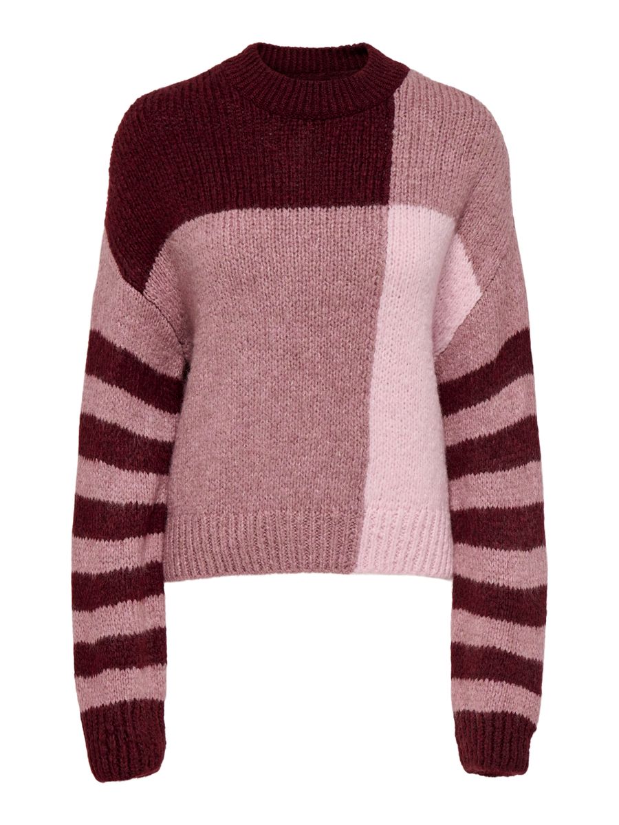 JDYKILIAN L/S O-NECK MIX PULLOVER KNT