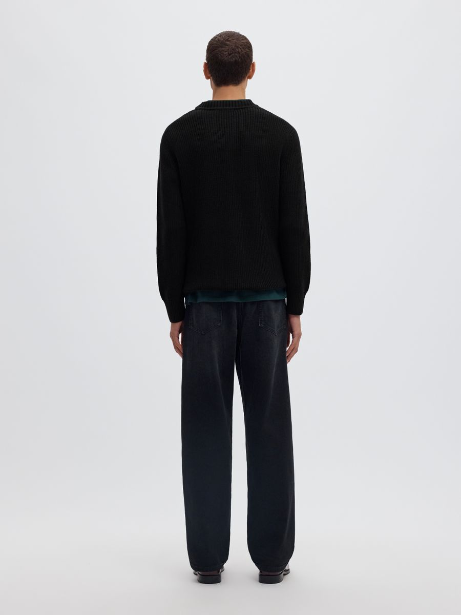 SLMPIM LS KNIT CREW NECK CAMP