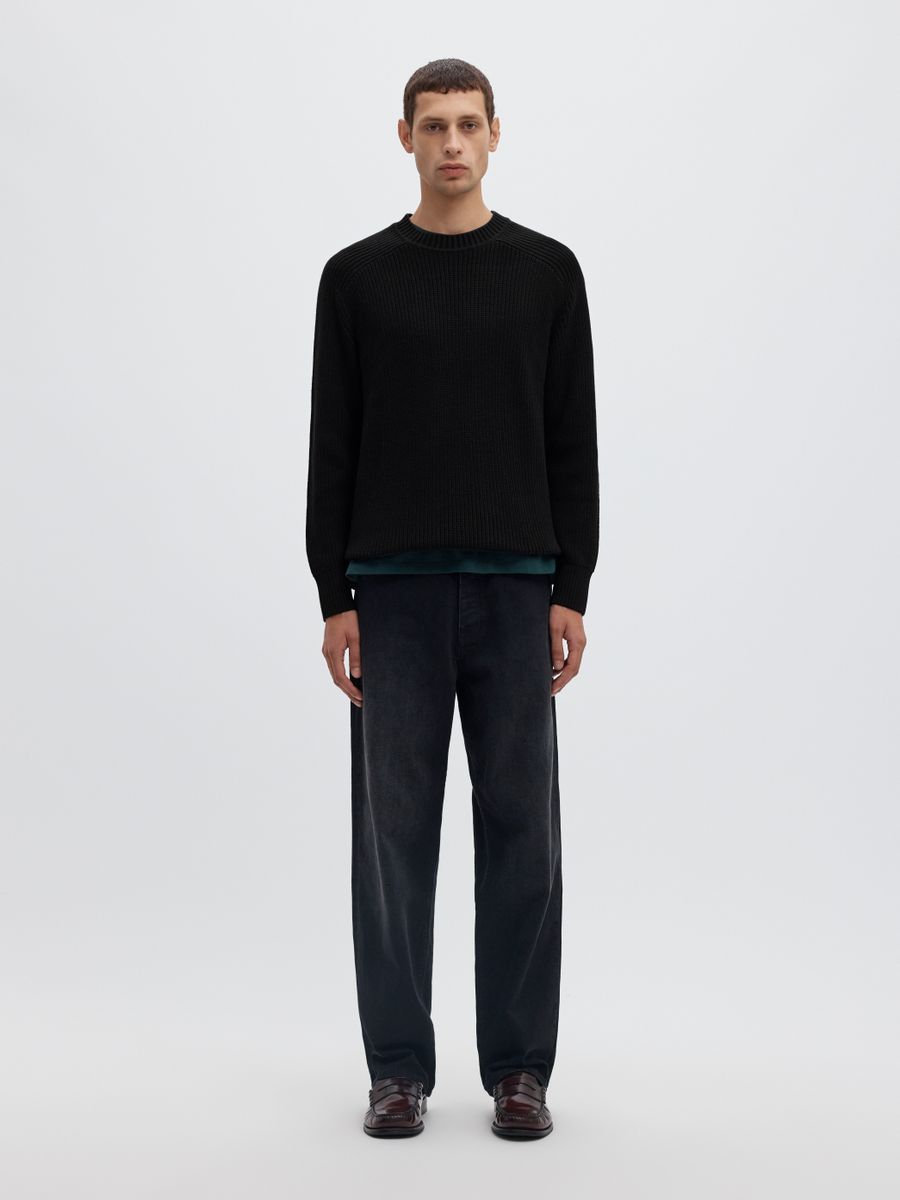 SLMPIM LS KNIT CREW NECK CAMP