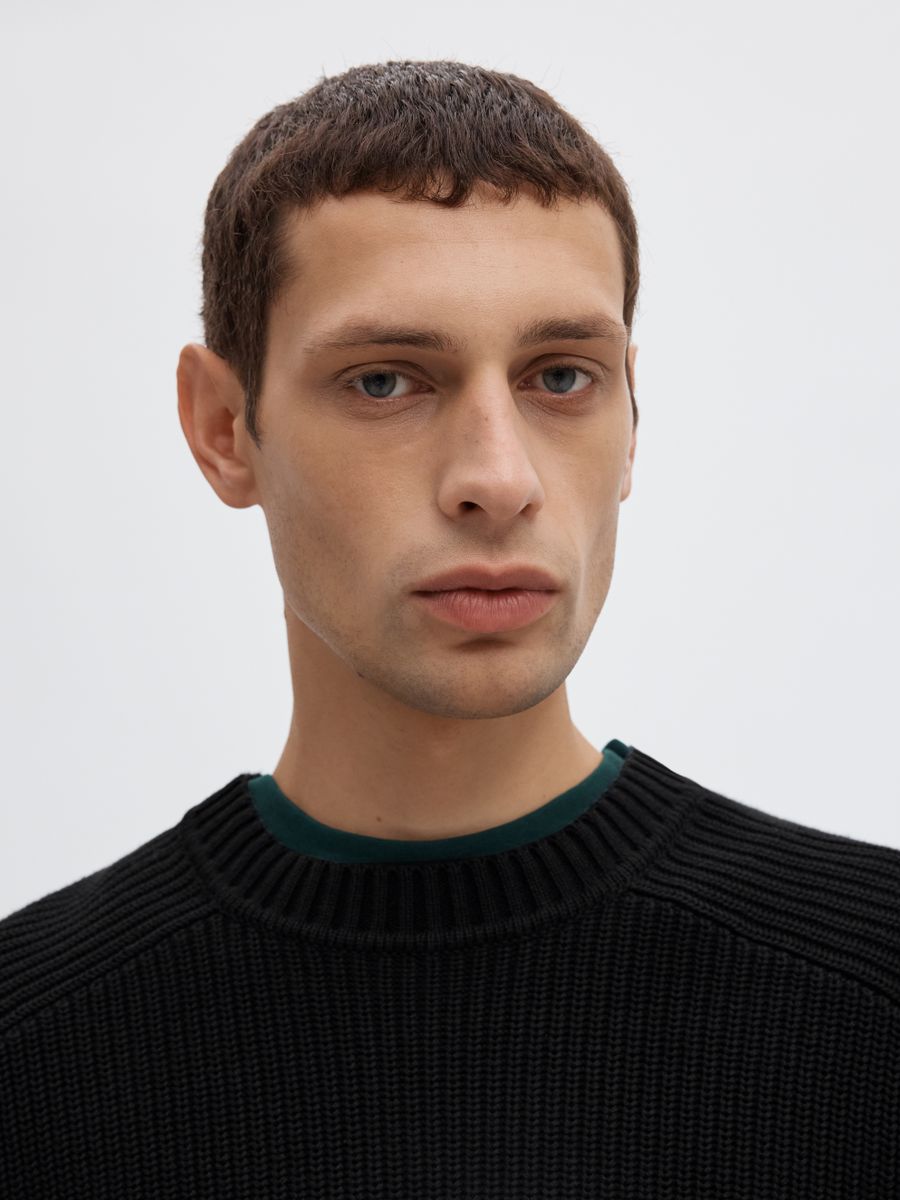SLMPIM LS KNIT CREW NECK CAMP