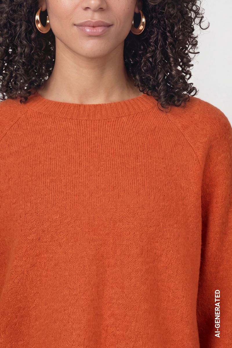 Flauschiger Strickpullover