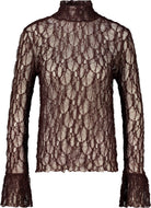 Langarmshirt aus Spitze