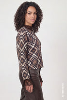 Strickpullover mit Karo-Muster