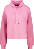 Sweatshirt mit Strickärmeln