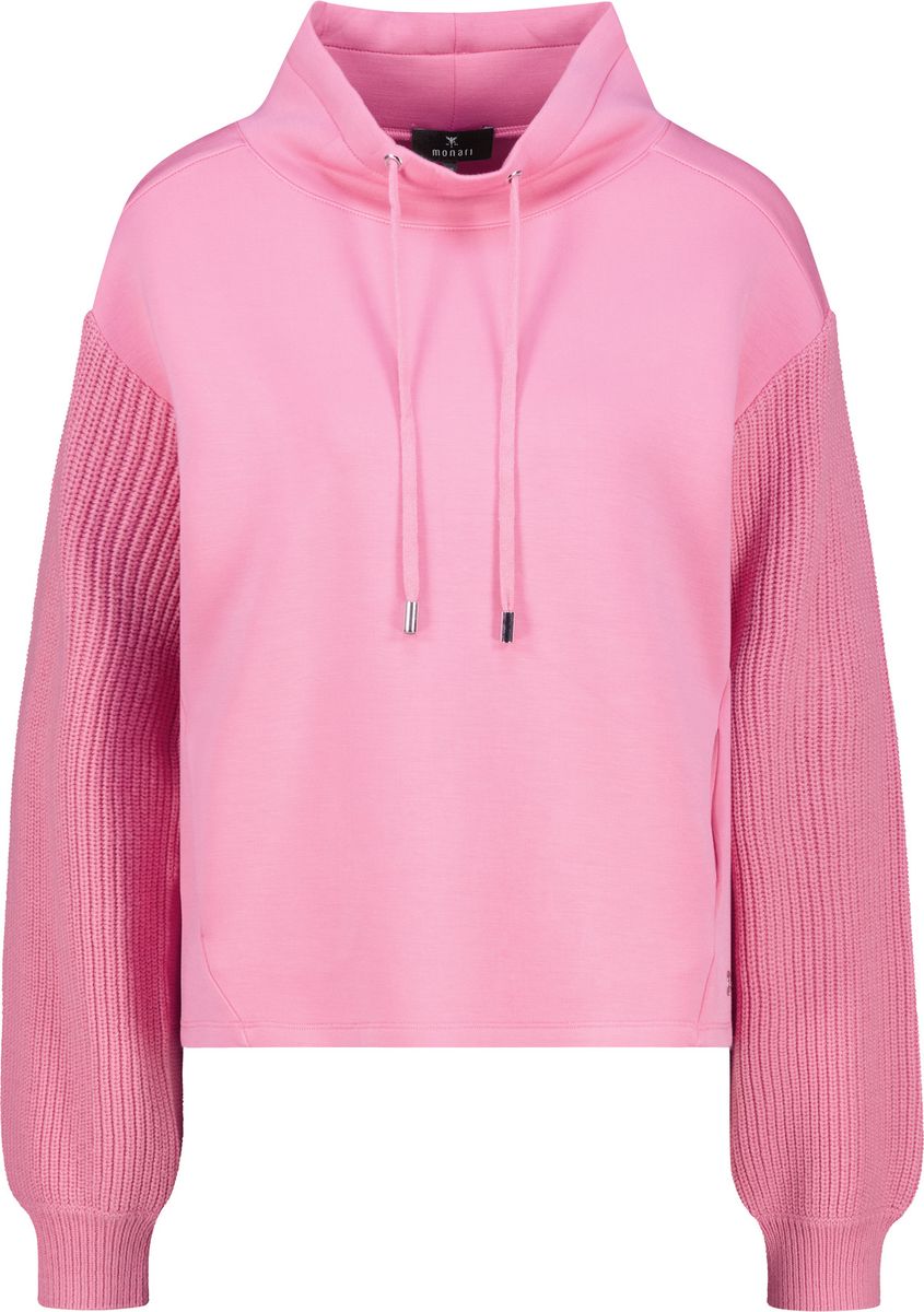 Sweatshirt mit Strickärmeln
