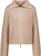 Strickjacke mit Boucle-Struktur