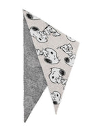 Gestricktes Dreieckstuch mit Snoopy-Motiv allover