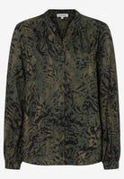 Bluse mit Allover-Print