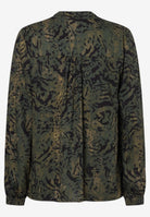 Bluse mit Allover-Print