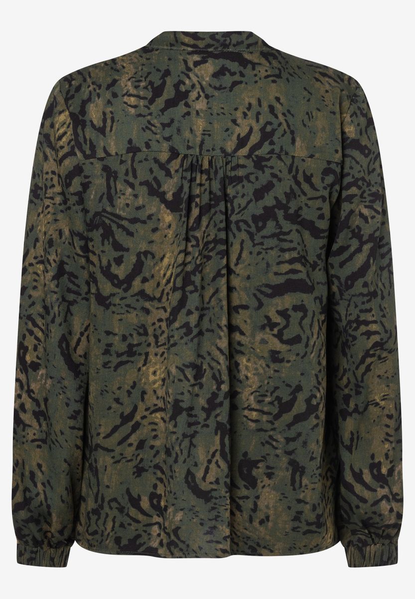 Bluse mit Allover-Print