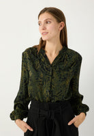 Bluse mit Allover-Print